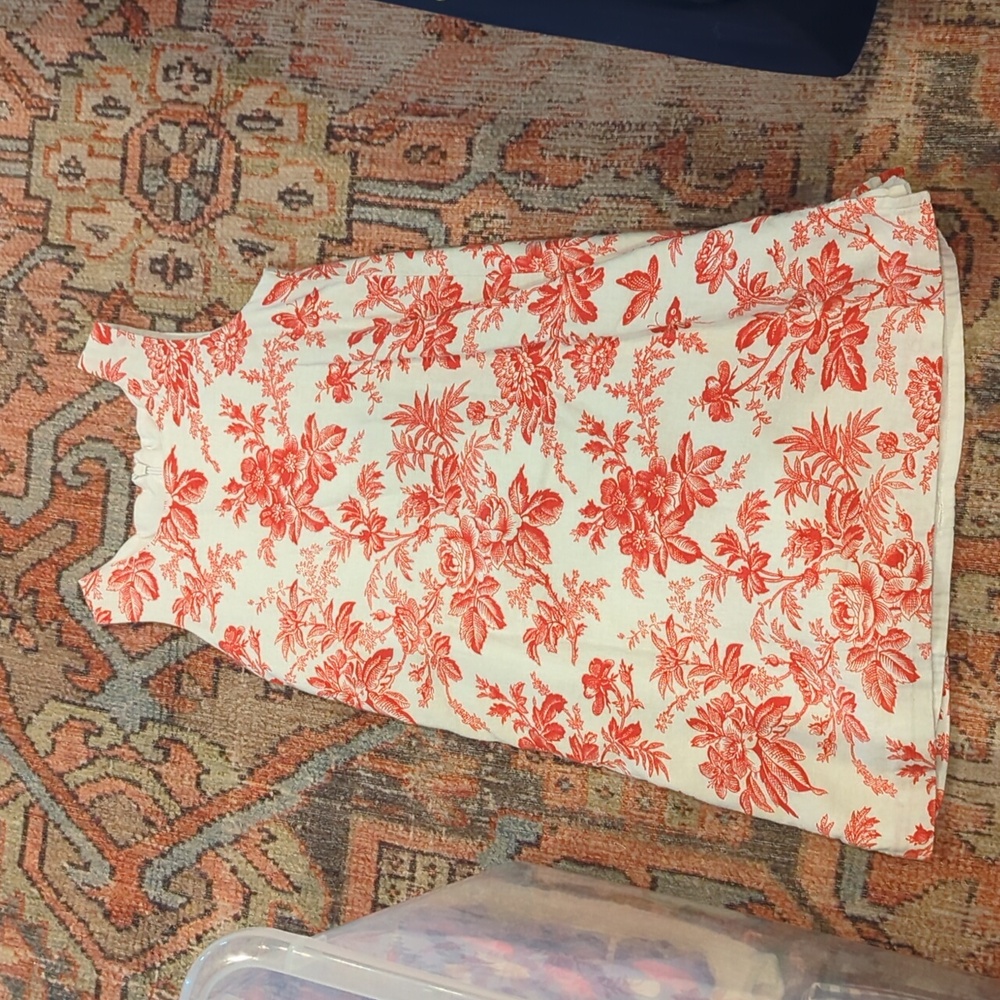 Red & White Dress
